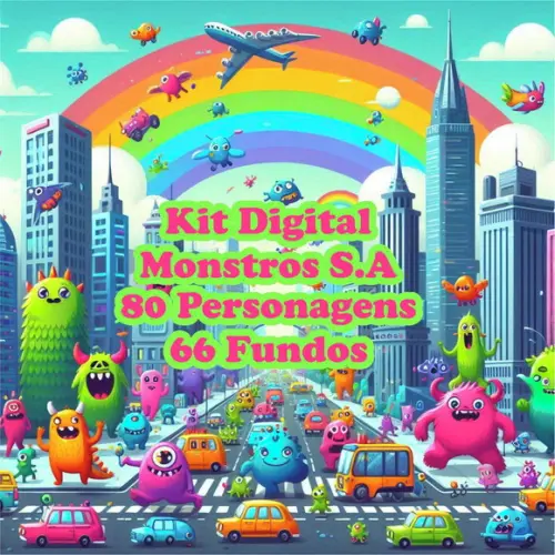 Kit Digital Completo Monstros S.a