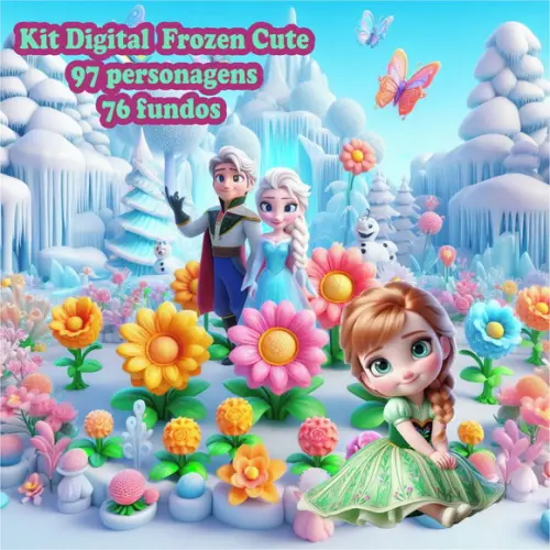 Kit Digital "frozen Cute"