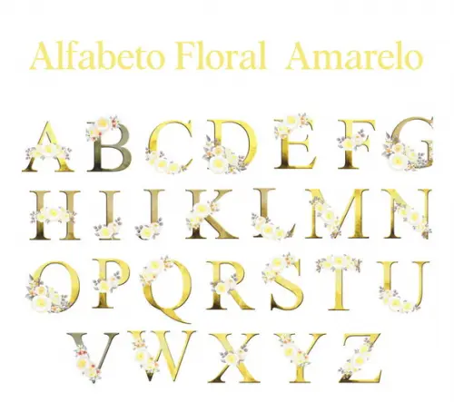 Alfabeto Amarelo Kit Digital
