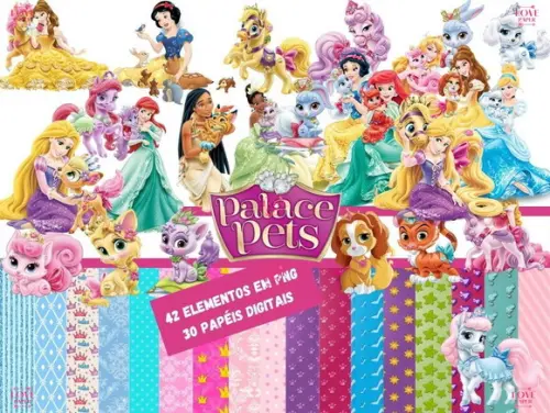 Kit Digital - Princesas Pets