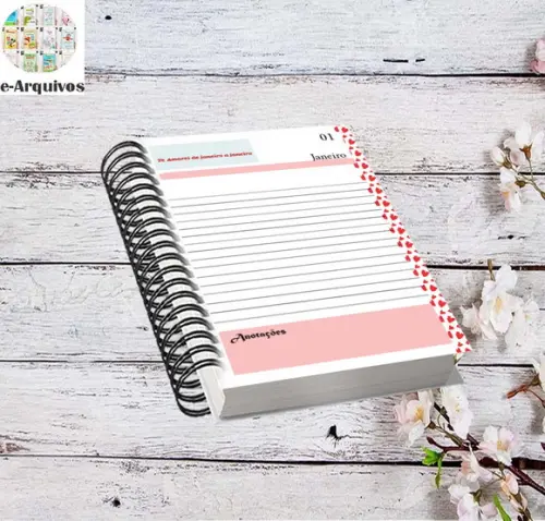 Dia dos Namorados Miolo de Agenda