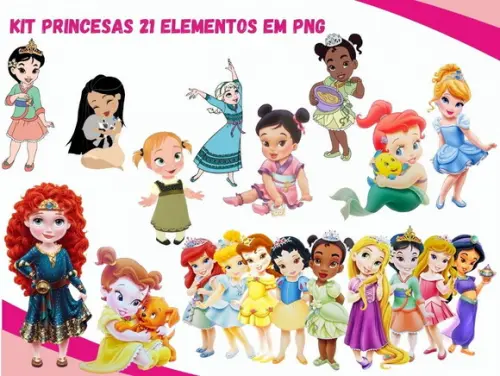Kit Princesas Baby