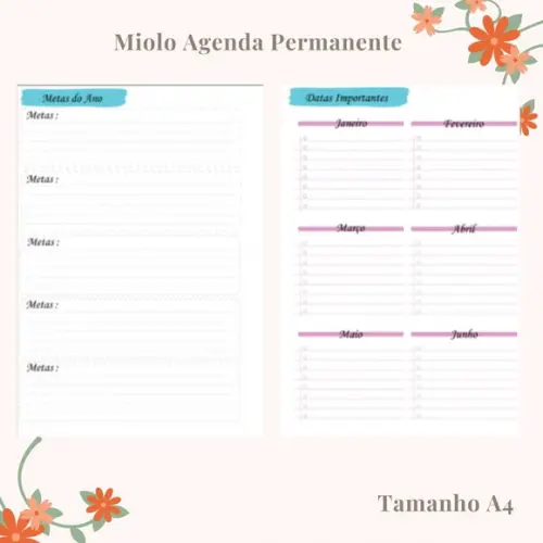 ARQUIVOS Agenda A4