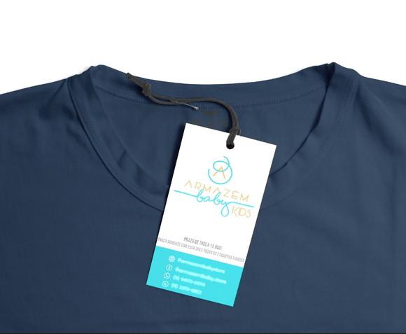 Tags de Roupa Personalizadas Impressão Alta Qualidade- 1000 unid