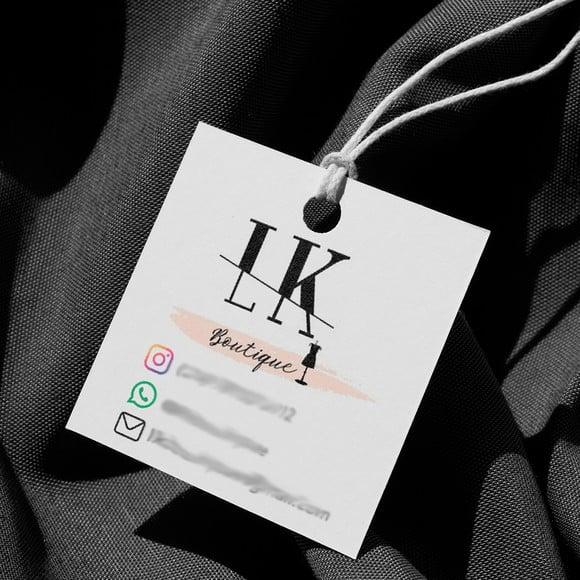 kit Mini Tags Personalizadas Frente e Verso (2000)