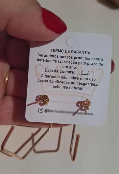 Cartela Tag de Brinco Personalizadas -  1000 unidades