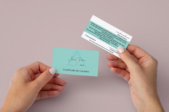 Certificado de Garantia Joias Semijoias Prata 925 - 1000 unidades