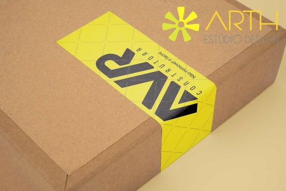 Lacre Adesivo Personalizado - 500 Und