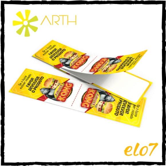 Lacre Adesivo Personalizado - 500 Und