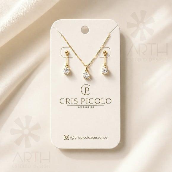 Tags Personalizadas para Brincos e Colares 1.000 Und