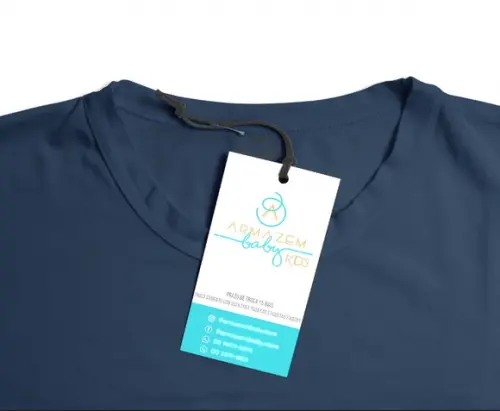 Tags de Roupa Personalizadas Impressão Alta Qualidade- 1000 unid