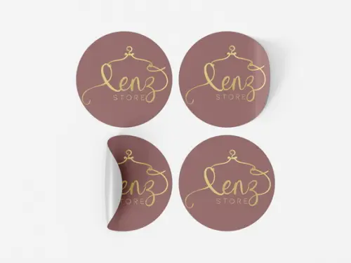 Adesivo Redondo 3x3cm - Etiquetas Personalizadas - 1000 unidades