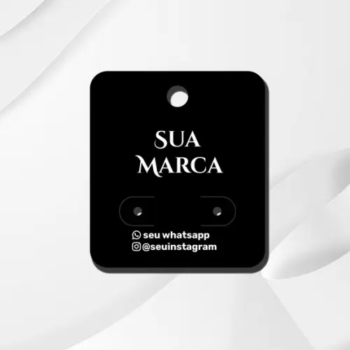 Cartela Tag de Brinco Personalizadas -  1000 unidades