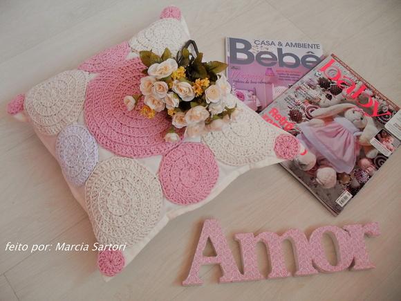 Almofada de croche