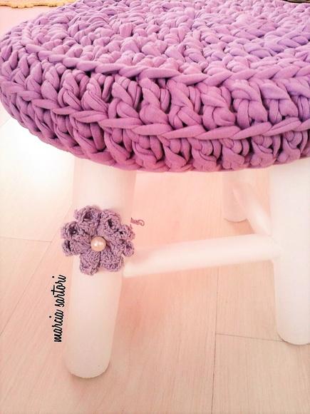 Banquinho croche