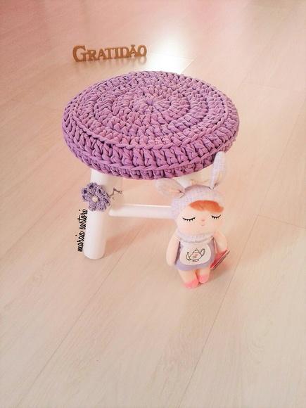 Banquinho croche