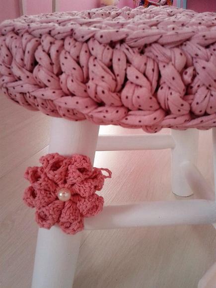 Banquinho croche
