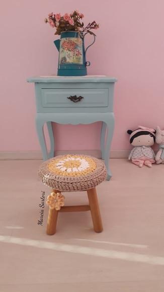 Banquinho de Croche