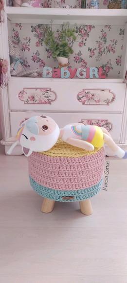 Puff infantil de croche