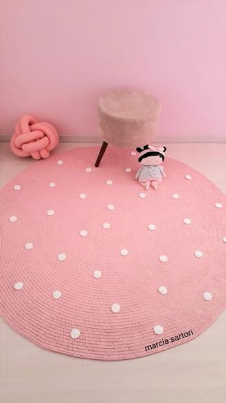 Tapete Infantil Cor de Rosa 1,50 m