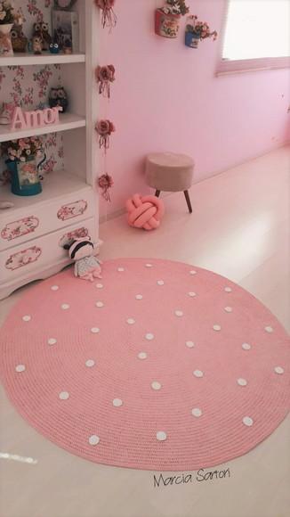 Tapete Infantil Cor de Rosa 1,50 m