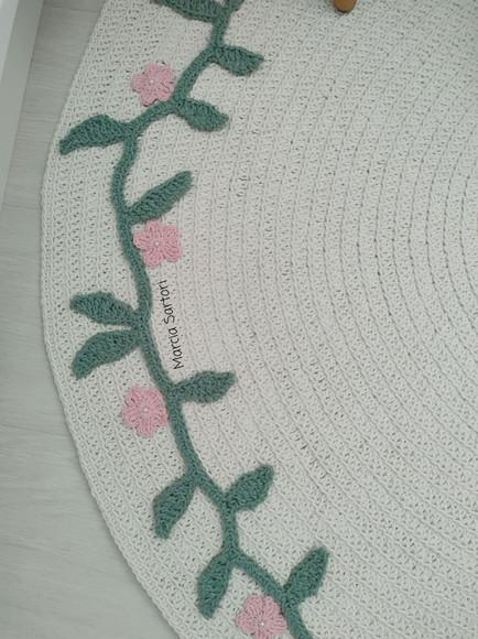 Tapete Infantil Folhas e Flores Sartori
