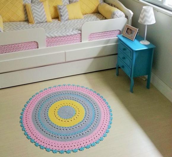 Tapete infantil redondo