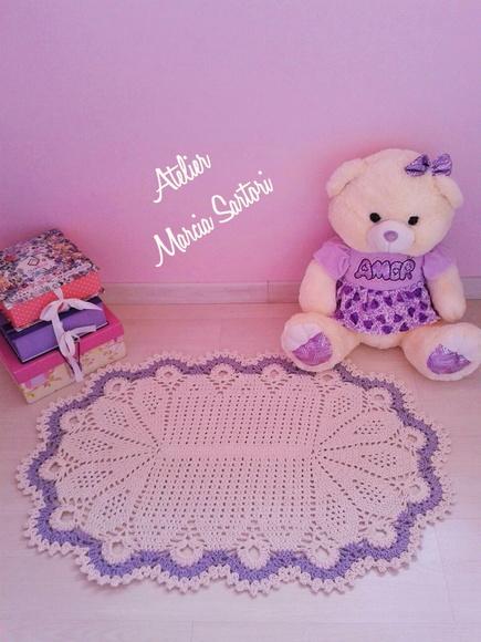 Tapete oval infantil