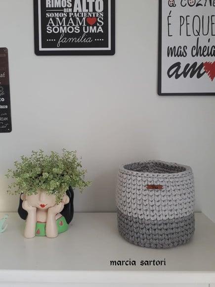 Cachepo de croche