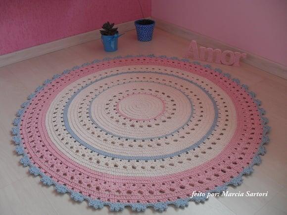 Tapete infantil redondo