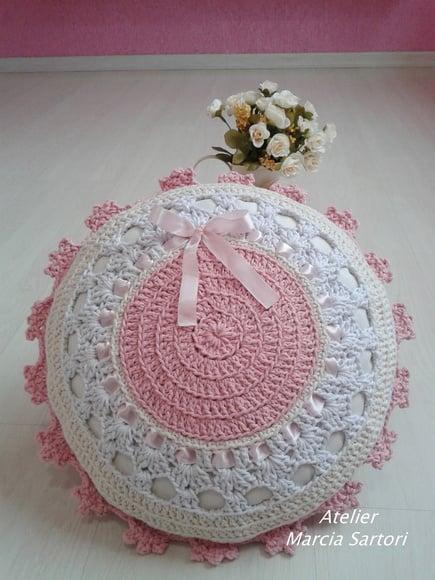 Almofada de croche