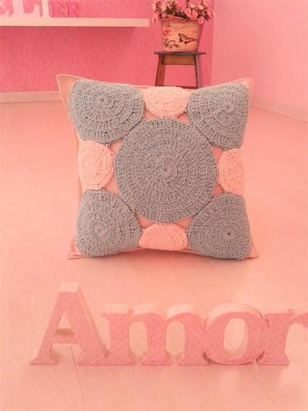 Almofada de croche
