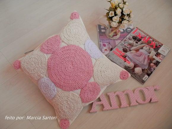 Almofada de croche