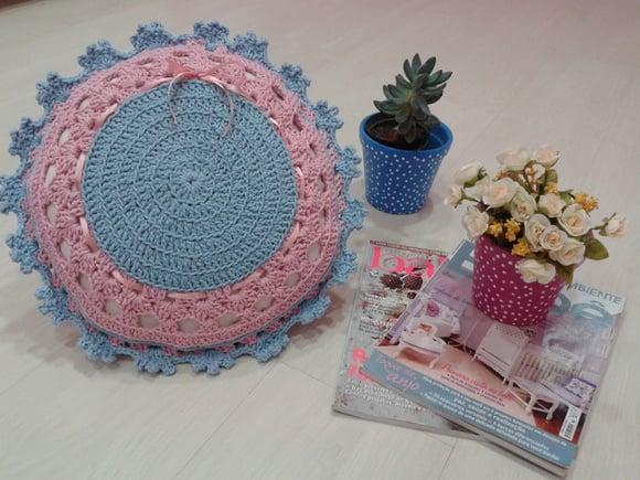 Almofada de croche