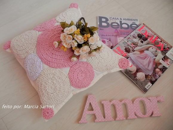 Almofada de croche