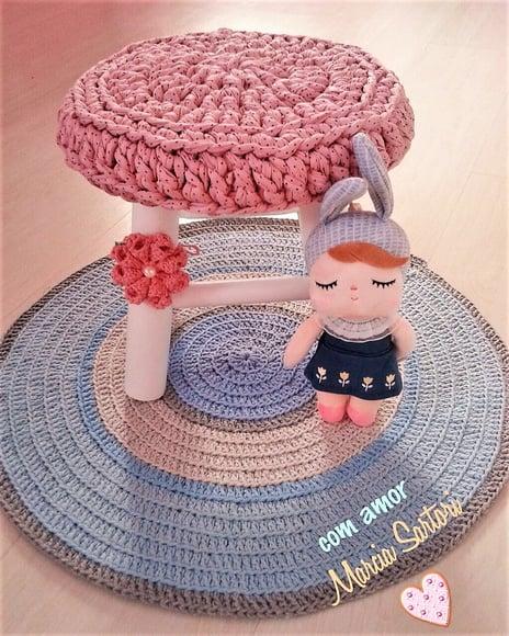 Banquinho croche