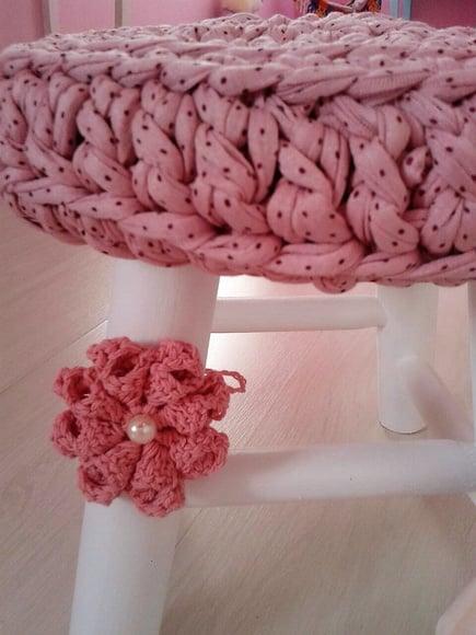 Banquinho croche