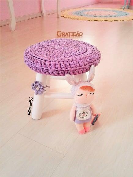 Banquinho croche