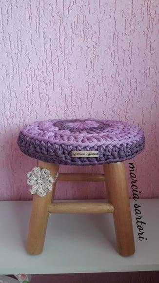 Banquinho de Croche