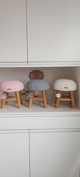 Banquinho de Crochê