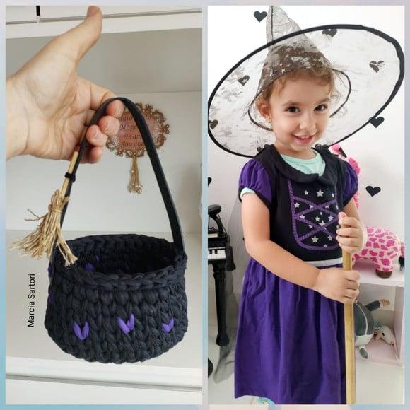 Bolsinha Halloween Infantil