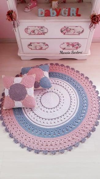 Kit Tapete E Almofadas Infantil