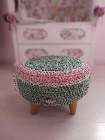Puff de Crochê