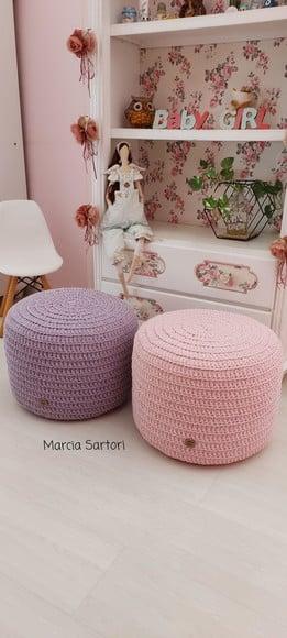 Puff de Croche Infantil