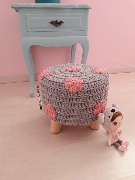 Puff de Croche Infantil