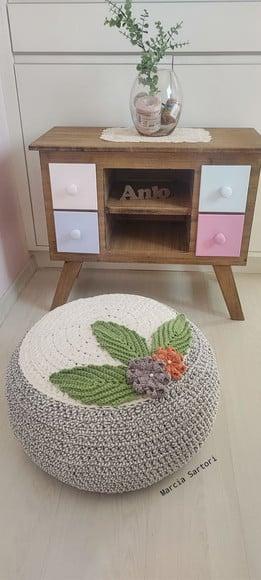 Puff De Croche Infantil