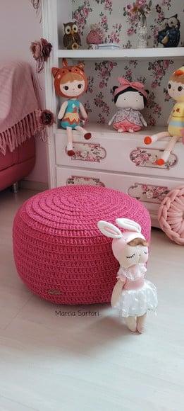 Puff infantil Pink