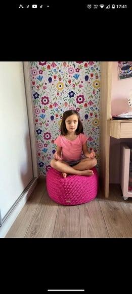 Puff infantil Pink