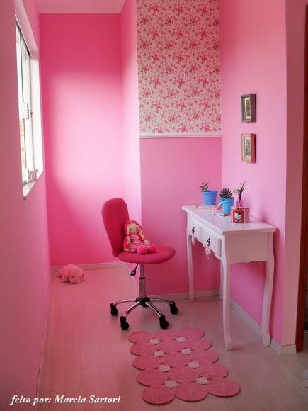 Tapete de bolas rosa