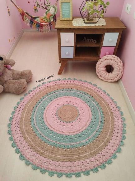 Tapete Infantil de Crochê